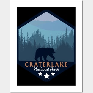 Crater lake National Park Posters and Art